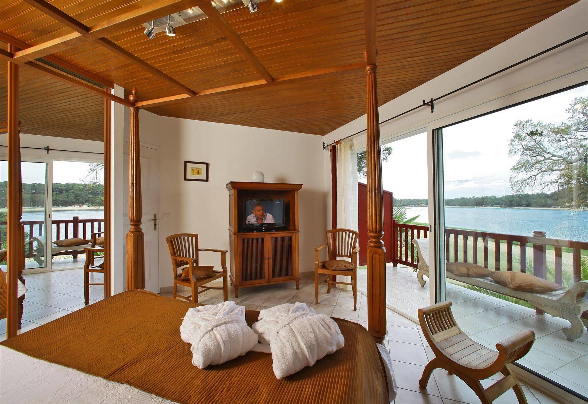 Hotel Les Hortensias Du Lac Soorts-Hossegor Bagian luar foto